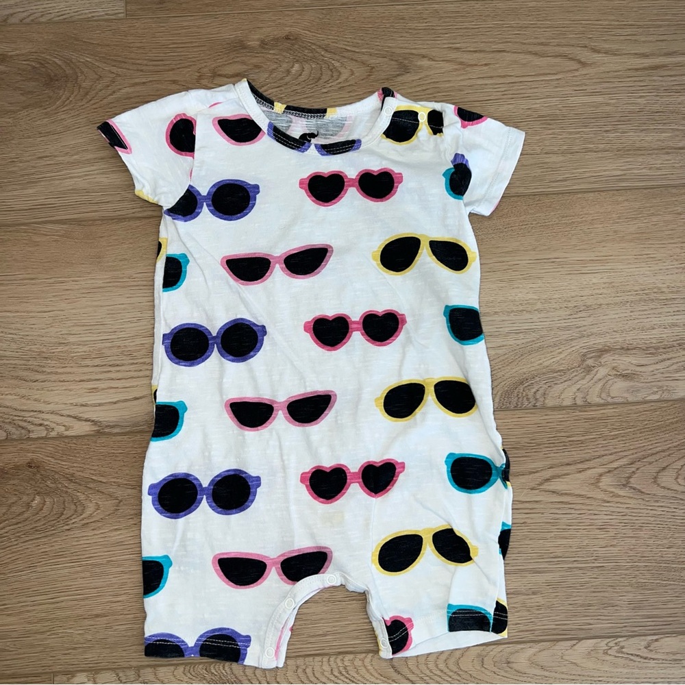 Monica + Andy Sunglasses Romper Jumpsuit